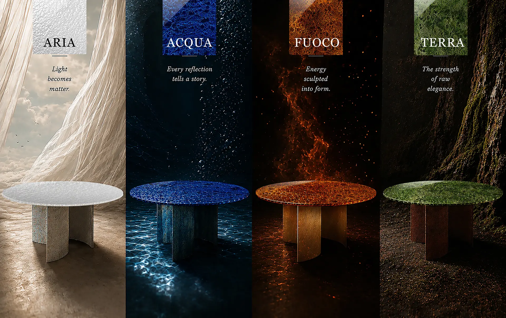 Nastri Collection — The Essence of the Four Elements
