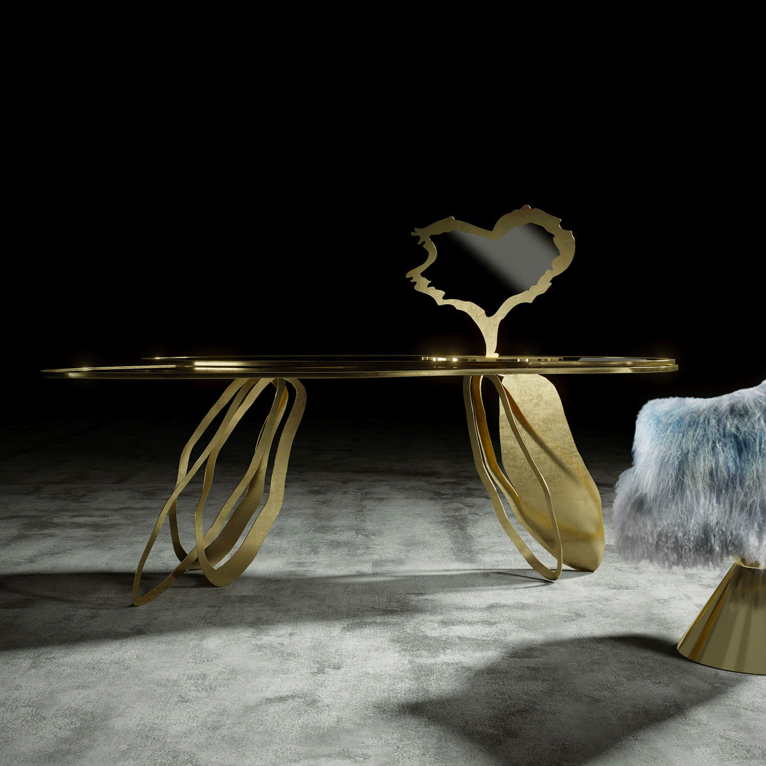 Fremito vanity table by UNICA — view 1